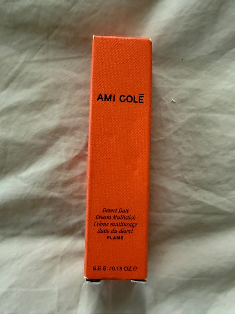 AMI COLE DESERT DATE CREAM MULTISTICK in Flame NWT